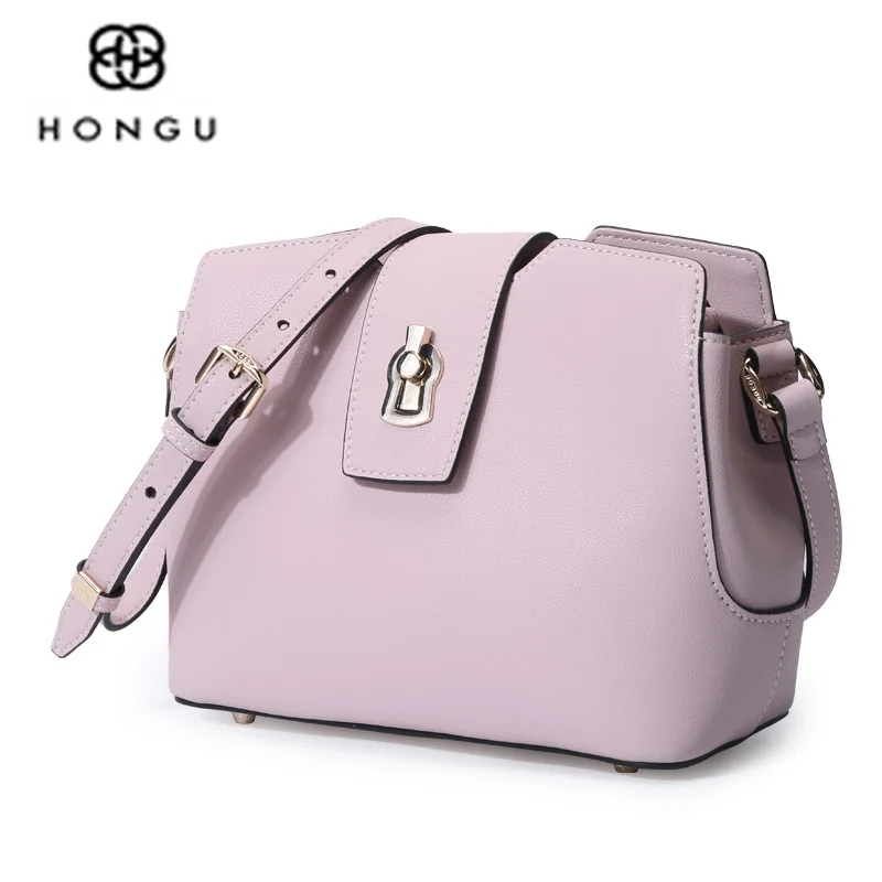 HONGU Mode Ontwerp Koe Lederen Messenger Schouder Borst Messenger Bag Vrouwen Satchel Shopping Tassen Natuurlijke Draagbare Nieuwe HONGU Mode Ontwerp Koe Lederen Messenger Schouder Borst Messenger Bag Vrouwen Satchel Shopping Tassen Natuurlijke Draagbare Nieuwe