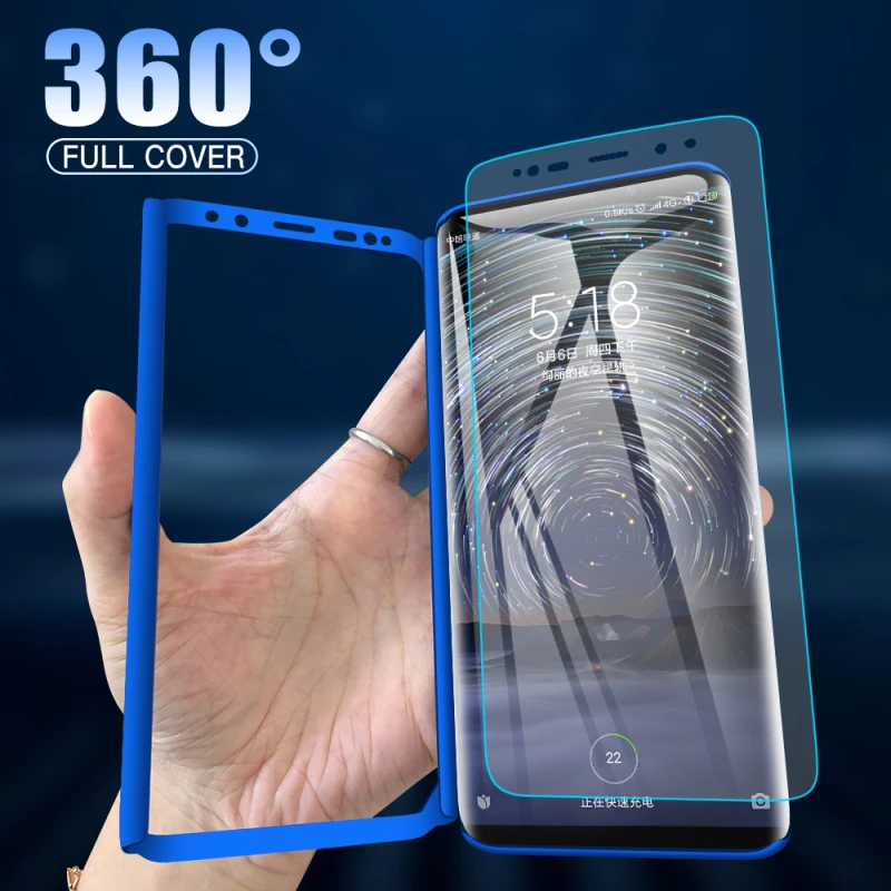 

For Meizu Pro 7 M6 Note M3 M5 Note M6s M2E Case 360 Degree Full Case For Meizu M3 M5 M6 Note Pro 7 Full Protective Hard PC Cover