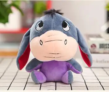 E Disney Stuffed Animals Plush Mickey Mouse Minnie Winnie the Pooh Doll Lilo and Stitch Piglet Keychain Birthday Gift Kid Girl Toy - Цвет: E