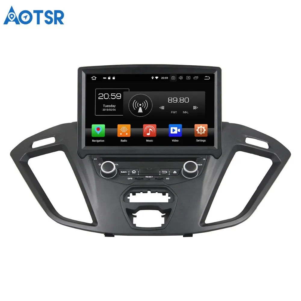 Автомобильный DVD плеер Aotsr Android 8 0 7 1 С GPS навигацией для Ford Transit Custom 2016