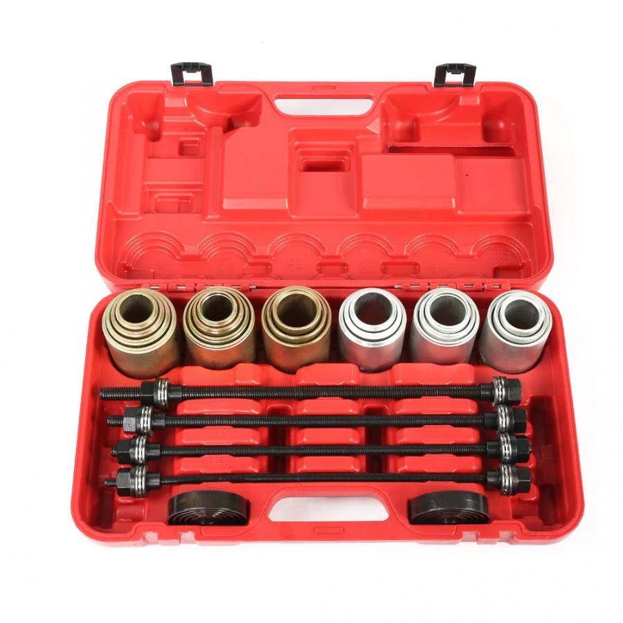 26Pcs Car Universal Bush Bearing Removal Insertion Tools Set Press Pull Sleeve Kit Car Bearing