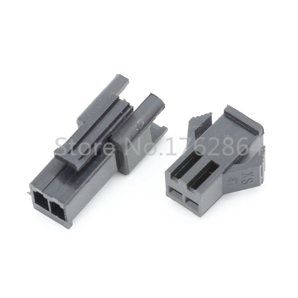 With male and female pins Multipole Connector plug 100 Sets/lots 4 Pin 2.54mm SM2.54-4P series 