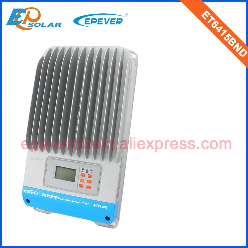 최대 PV 입력 150v 60A 60amp mppt 컨트롤러 태양 전지 패널 시스템 ET6415BND, 블루투스 연결 EPEVER/EPsolar