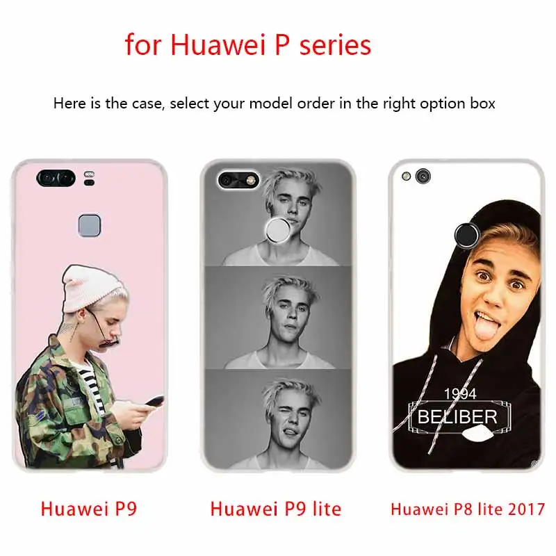 MLLSE justin bieber hd 2018 Case Silicone Soft TPU Cover For Huawei P30 P20 Pro P10 P9 P8 Plus Lite Mini Cases
