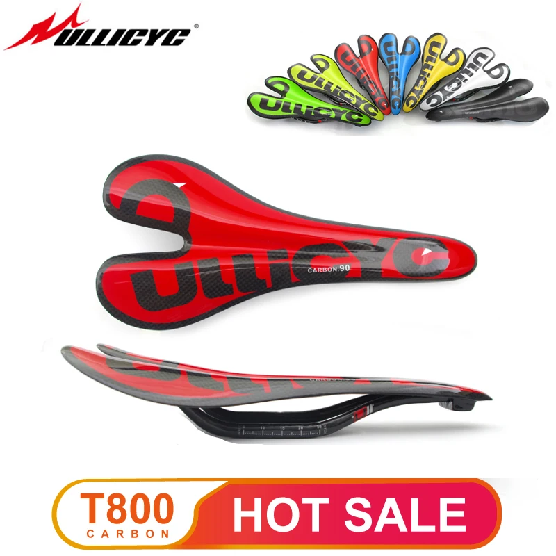 

Ullicyc Full Carbon fibre Mountain Bicycle Saddle Road/MTB Bike 3K Gloss or Matte Carbon Saddle Seat Road Fold Bike Front Seat