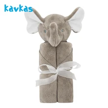 Kavkas Infant Newborn Baby Blanket Swaddle Bath Wrap Muslin Blanket Velvet Comfortable Material Safty Sleepsack Hug Blanket