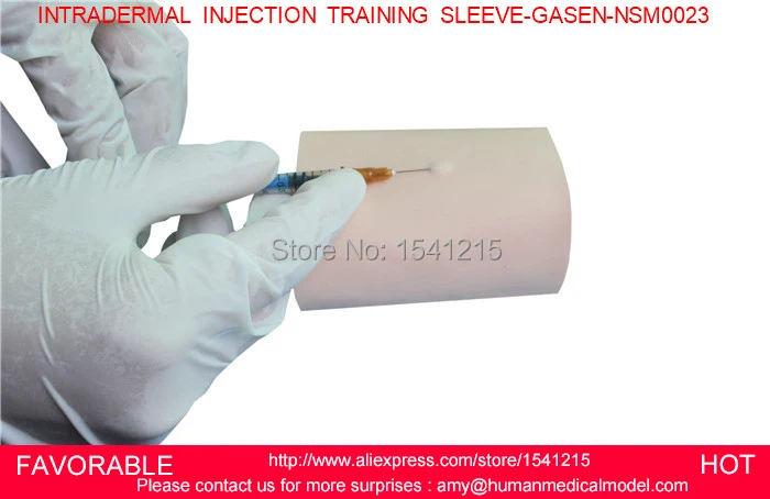 

ARM INJECTION ,INTRADERMAL INJECTION ARM, ARM INTRADERMAL INJECTION MODEL,INTRADERMAL INJECTION TRAINING SLEEVE-GASEN-NSM0023