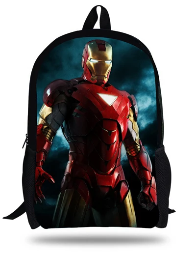 16-дюймовый шпилька для школьная сумка для мальчиков Железный человек рюкзак Детская школьная сумка школьный детский рюкзак с принтом Повседневное рюкзак Mochilas Infantis - Цвет: FA20