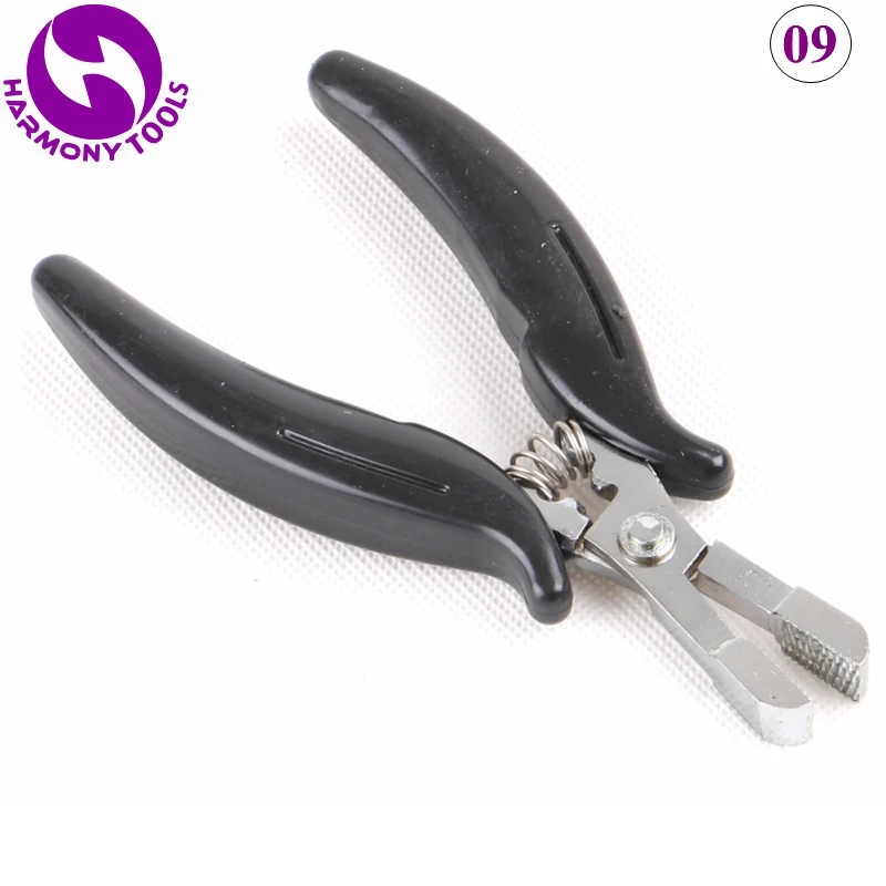 Black Handle I-shape Fusion Hair Pliers