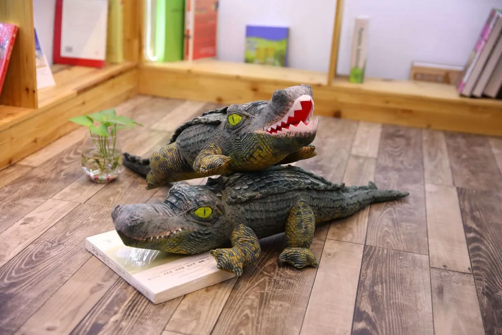 Настоящая жизнь, плюшевая игрушка крокодила, мягкая игрушка в виде животного, 2 м, большая игрушка для детей, подарок на день рождения для мальчика