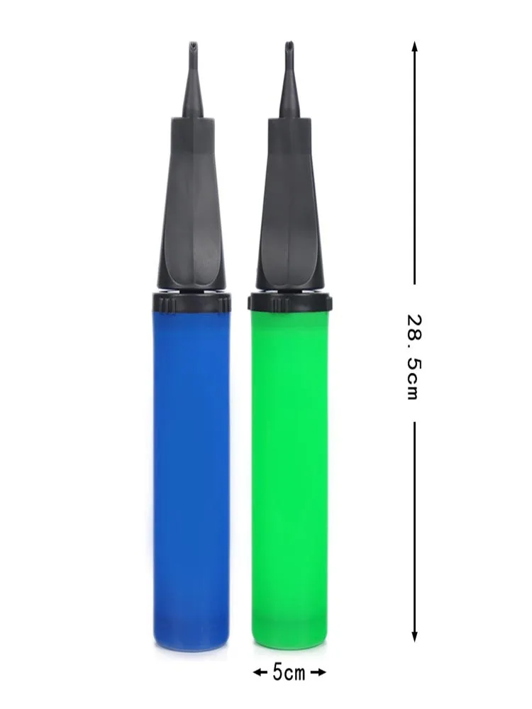 Воздушный шар насос Надувное пластиковое ручное латексные шары вечерние воздушные шары из фольги воздушный насос портативные инструменты для украшения шариков - Цвет: color random
