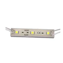 100X холодный белый 5050SMD 12 v 0,72 w водонепроницаемый IP65 5050smd светодиодный модуль