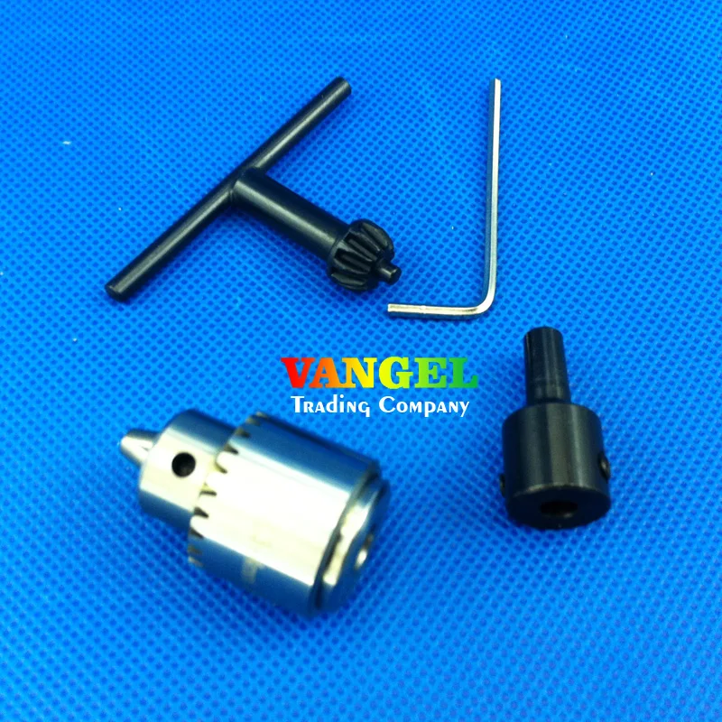 FitSain--JT0 mini drill chuck Used for motor shaft 4mm,5mm,6mm,8mm for electric hand drill machine tools pcb drill press new dc 24v 10000rpm 775 motor double ball bearings mini pcb hand drill press drill chuck 0 3 4mm jto miniature electric drill