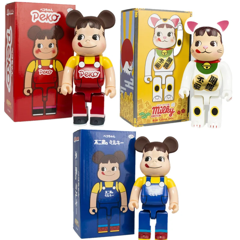 

11'' Bearbrick Gloomy Bear Fujiya Peko Fujiya PVC Action Figure Collectible Model Toy 28 CM BOX P584