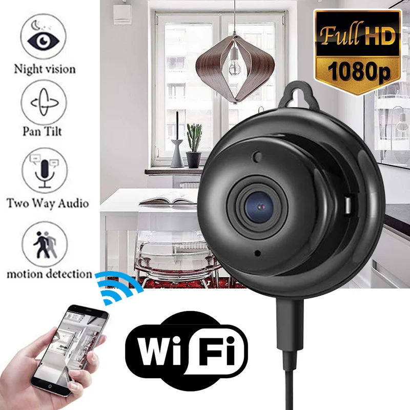 

Mini HD 1080p Wireless WIFI IP Camera Security Camera Wifi