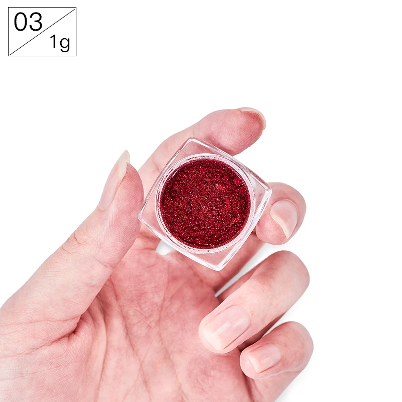 Mtssii металлический цвет ногтей зеркало Блеск порошок УФ-гель для дизайна ногтей Полировка хромированные хлопья пигментная пыль украшения Маникюр - Цвет: UZ495