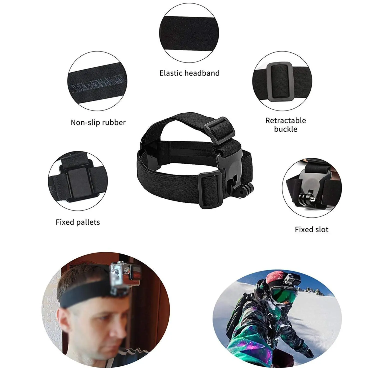 

Underwater Diving Light Accessories Kit for Hero 6/5/4/3+/3/5 Session/4 Session/HERO/Fusion DBPOWER Crosstour Headlamp