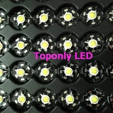 3 Вт супер флюс светодиоды белого свечения лампы с 20 мм радиатором 14000-15000 k 220-240lm сделано Bridgelux, США чипы 500 шт./лот продвижение