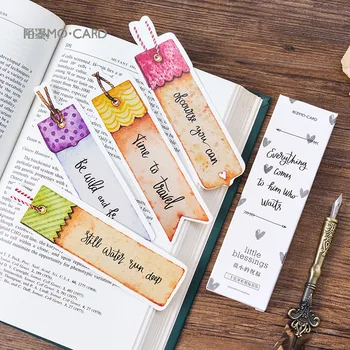 

30 pcs/1 lot Cartoon Best Wish Mimi Paper bookmarks bookmarks for books/Share/book markers/tab for books/stationery