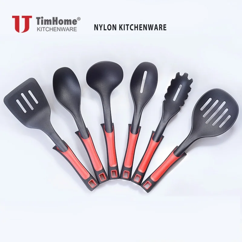 

Timhome 6 pieces NonStick Nylon Cooking Tools Kitchen Utensil Set