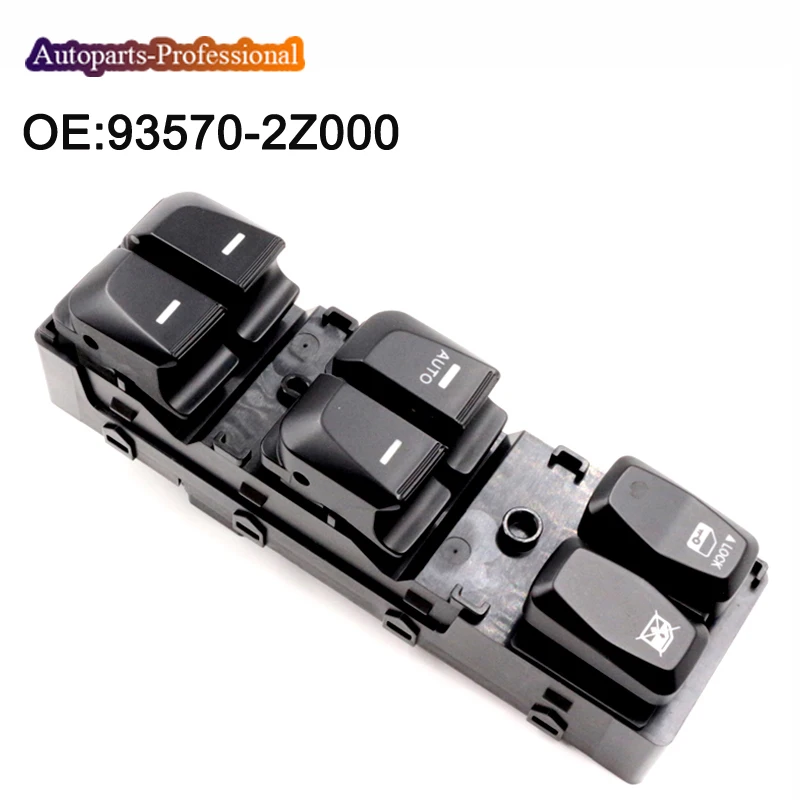 Car styling passenger side electric window regulator adjuster switch button 93580-2Z000 for modern IX35