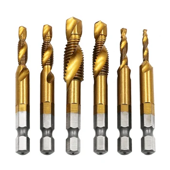 

1pcs Hand Screw Thread Metric Taps Drill Bits M3 M4 M5 M6 M8 M10 Hex Shank HSS Tap Drill Hand Tools