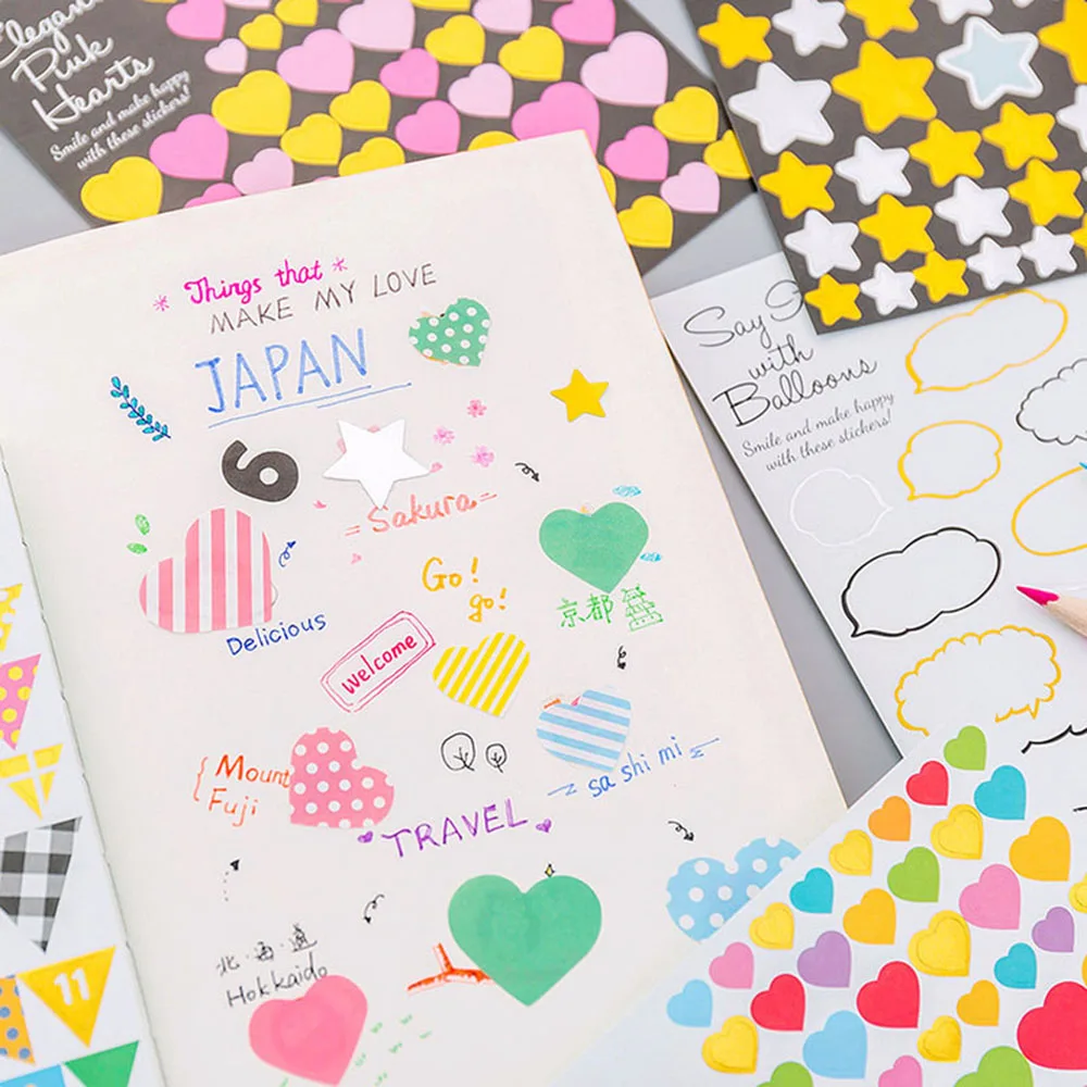 1Sheet-Cartoon-Geometric-Diary-Stickers-Post-It-Kawaii-Planner-Memo-DIY-Scrapbooking-Sticker-Stationery-New-Child (2)
