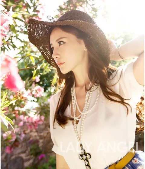 Fashion Womens Girl Straw Cap Wide Brim Summer Beach brown Sun Hat | Аксессуары для одежды