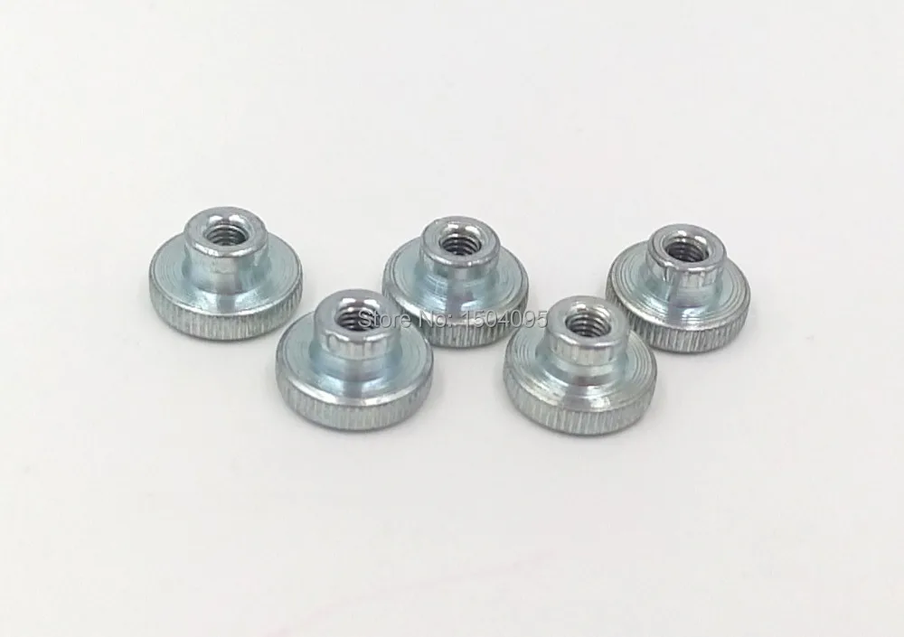 3D Printer Parts Wholesale 10pcs/lot Decorative Cap Nuts 3D Printer kit Press Nuts Heating Bed Adjustable Screw Nut M3