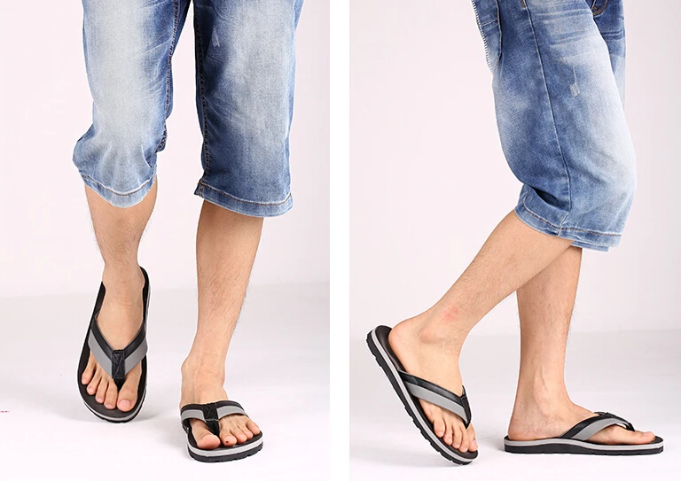 mens fashion flip flops