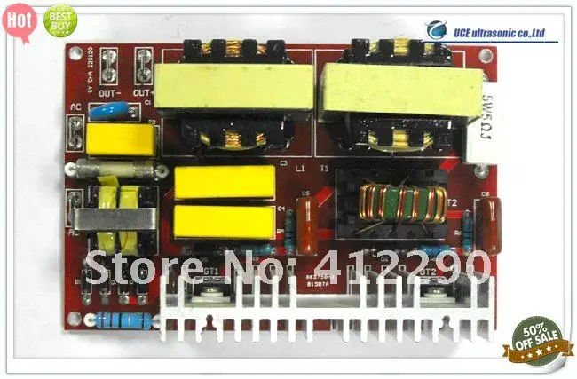 цены 50W/40khz Ultrasonic PCB generator 220V