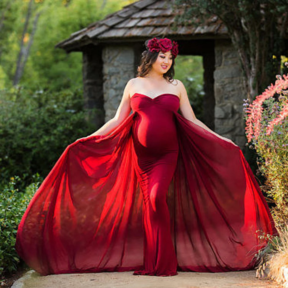 

Maternity Dress For Photo Shoot Women Pregnants Photography Props Off Shoulders Nursing Dress Pregnant Women Maternity Dresses