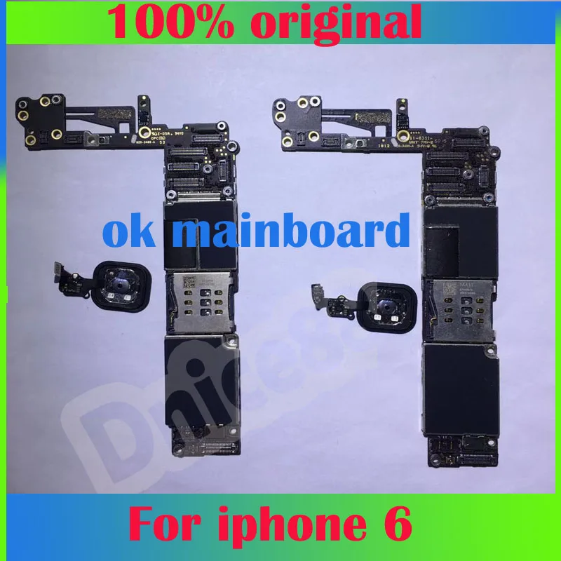 

Original for iphone 6 4.7 motherboard 16GB and normally touch ID ,and Unlock Mainboard,mainboard normally used for working