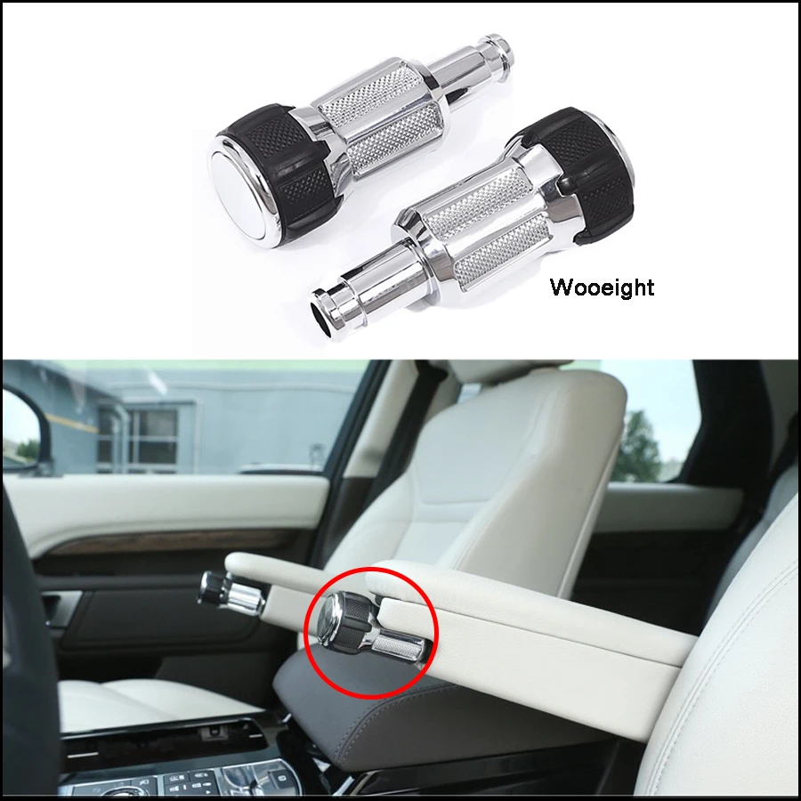 

Wooeight 2Pcs Car Alloy Seat Armrest Box Adjustment Knob For Land Rover Discovery 5/ LR5 SV Sport SV Range Rover Vogue SV