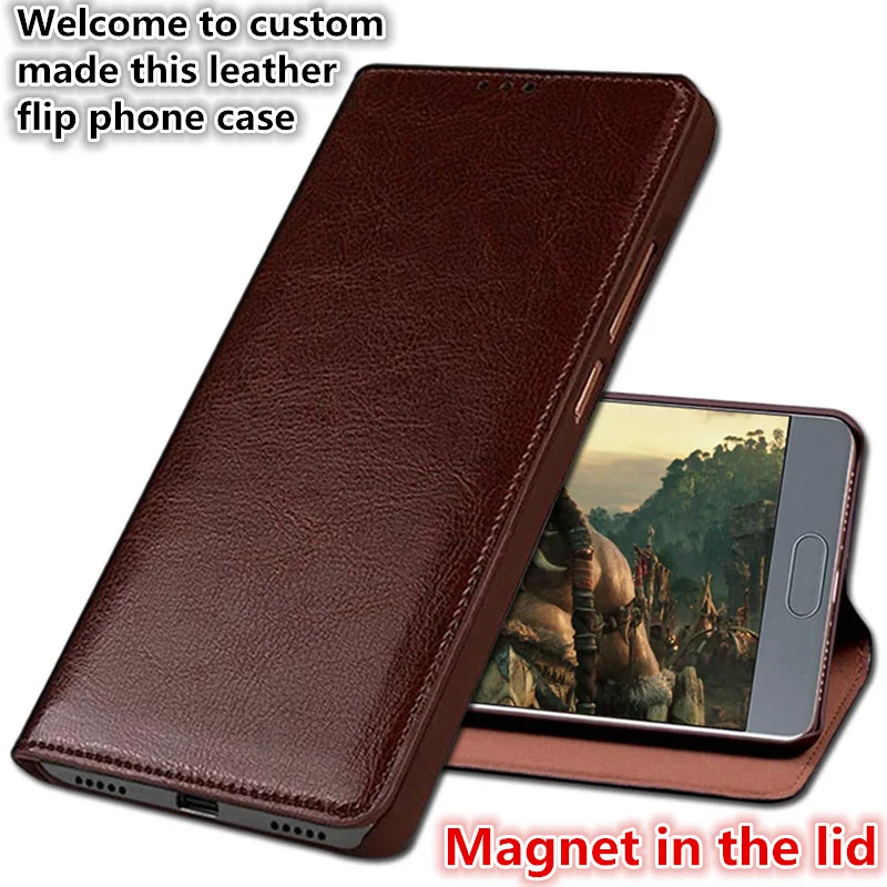 

RL03 Genuine Leather Phone Bag With Kickstand For Xiaomi Redmi Note 6 Pro Flip Case For Xiaomi Redmi Note 6 Pro Phone Cover Case
