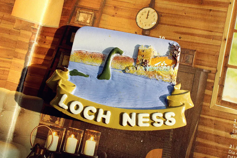 Loch Ness Monster Шотландия туристический сувенир для путешествий 3D резиновый магнит на