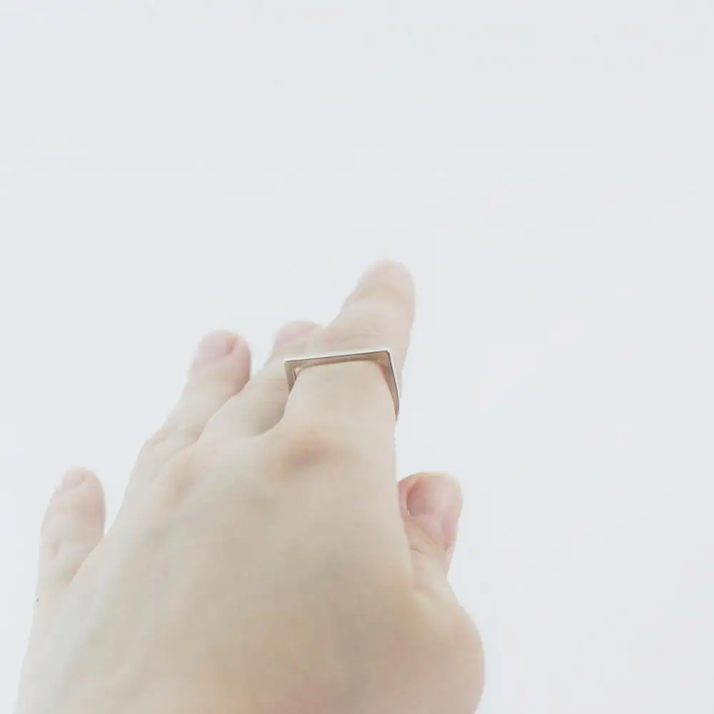 

Laramoi 925 Sterling Silver Simple Korean Style Ring Charm Jewelry Gift Line Geometry Thin Vintage Open Rings for Women Girls