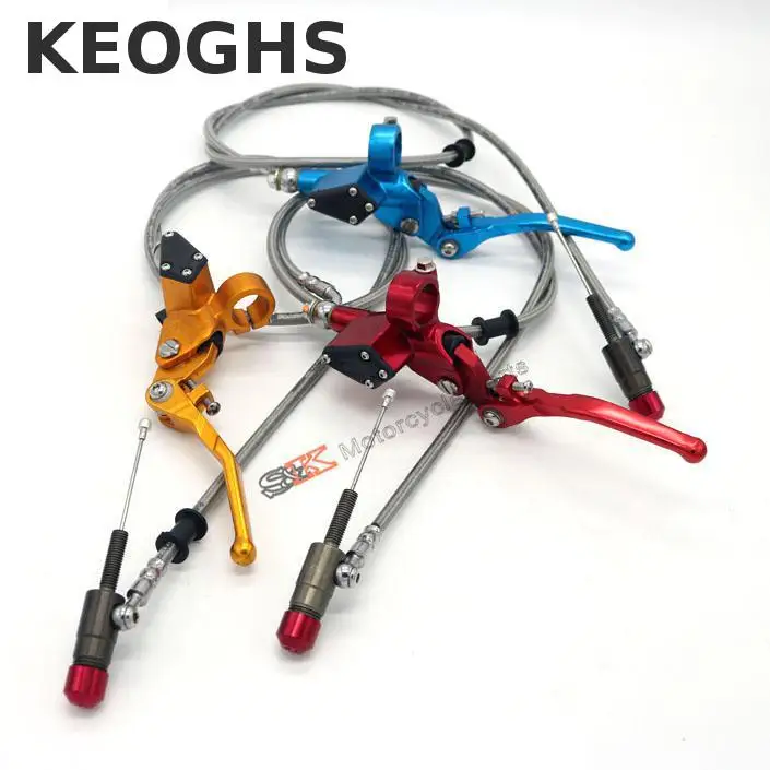 

Keoghs Hydraulic Clutch 1200mm Lever Master Cylinder For125-250cc Vertical Engine Off Road Motorcycle Pit Dirt Bike Motocross