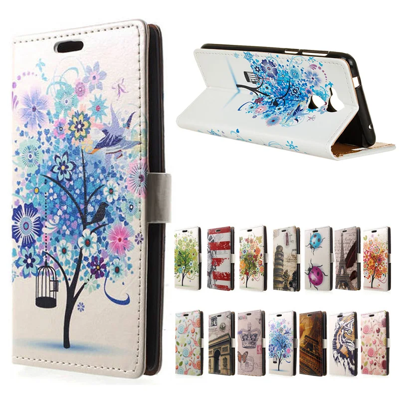 lucury for Coque Huawei Honor 6C pro Case wallet flip Leather cover For phone Cases bags capa Funda | Мобильные телефоны и