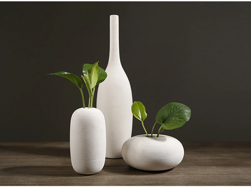 moderno branco vasos de cerâmica para o