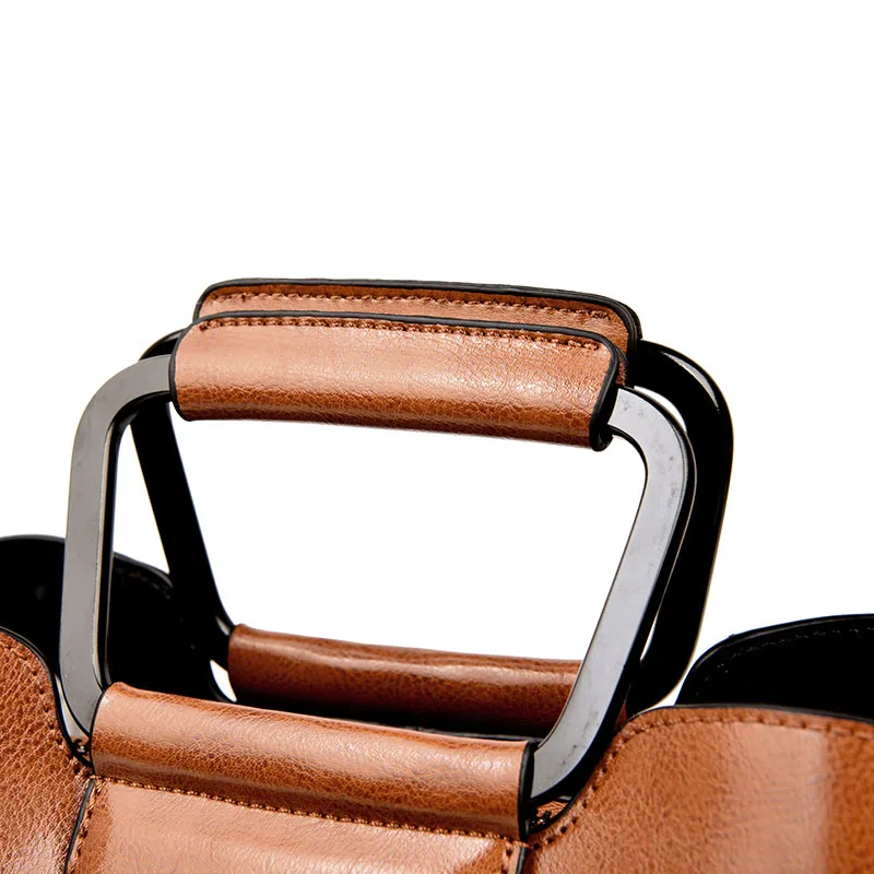 2019 moda feminina médio bolsa de couro
