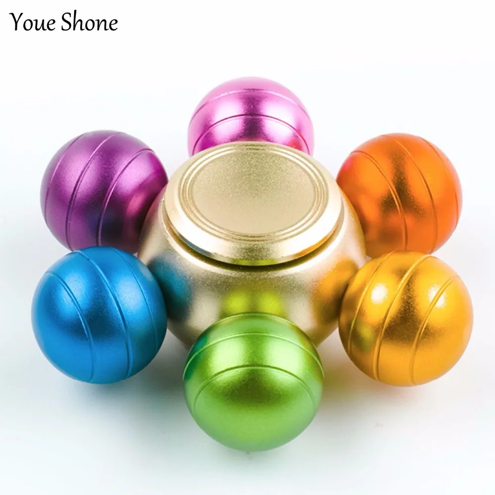 New Beads Rainbow Fidget Spinner Hand Metal Brass For Autism Adult Anti Relieve Stress Toy High quality | Игрушки и хобби