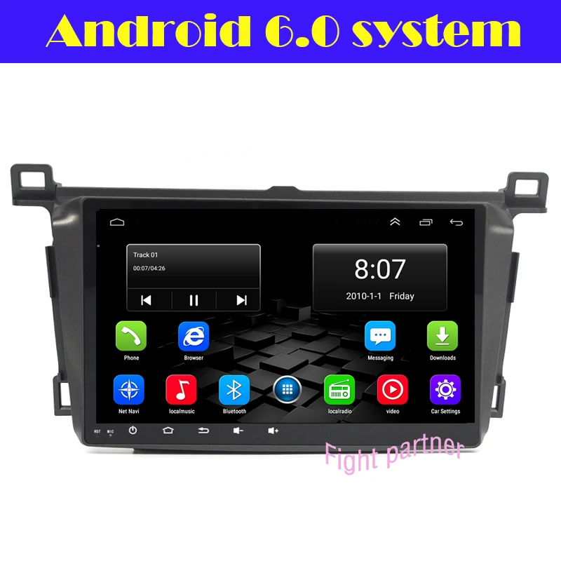 Cheap Latest 2+32G Factory price 4G Android Quad core 9inch Car DVD for 2013 2014 RAV4 Radio navigation with GPS Radio  wifi BT 0