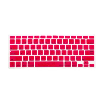 

Hello Kitty Cute Dark Pink Keyboard Cover Skin Protector for Apple Macbook Air Pro 13 15 17 DHL (100 pcs)