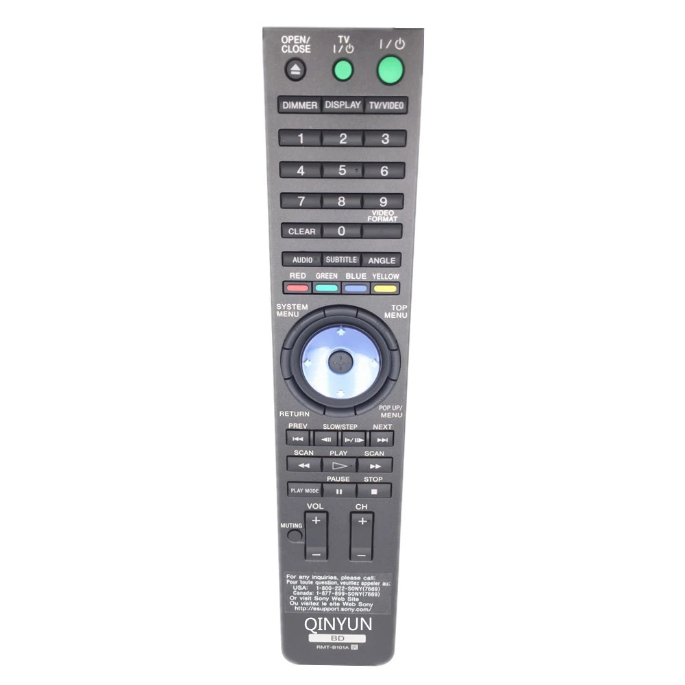 Rmt B101a Blue Dvd Remote Control For Sony p S300 p S301 Blu Ray Dvd Player Dvd Remote Control Remote Controlremote Control For Sony Aliexpress