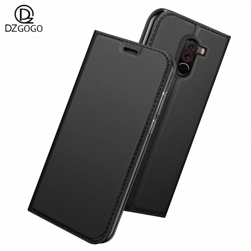 Чехол Кошелек DZGOGO для Xiaomi POCOPHONE F1 Магнитный кожаный чехол книжка Pocofone POCO кошелек с