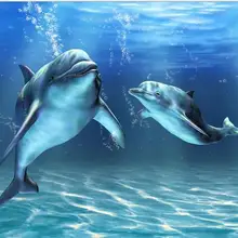 Пользовательские фото обои 3 d фрески обои Подводный мир обои с китами мальчик детская комната настенные картины