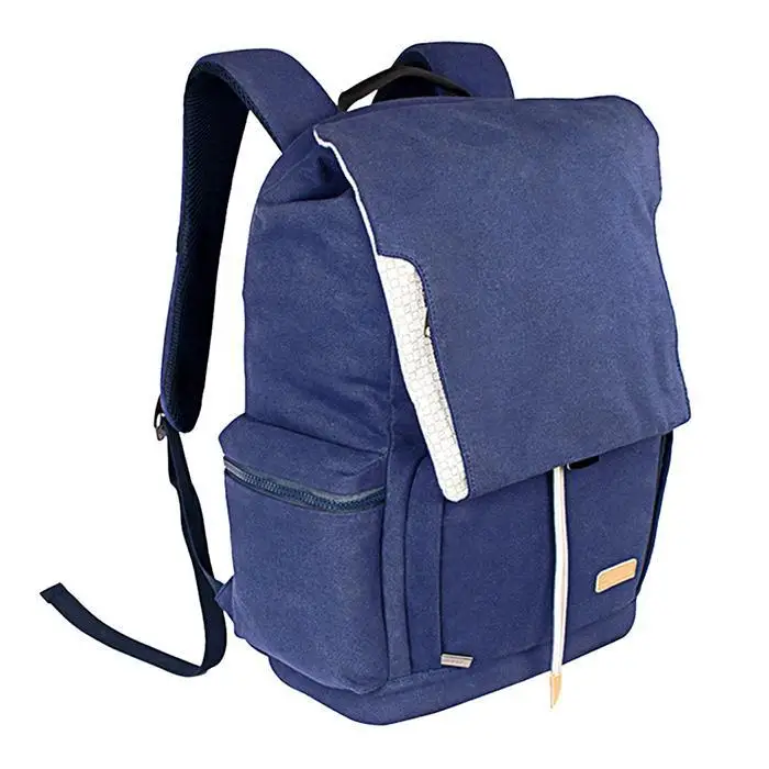 

Waterproof and Shockproof SLR Camera Photography Double Shoulder Solid Blue Bag Zipper Backpack