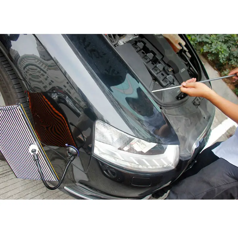 US $163.48 Pdr Hooks Tools Paintless Dent Removal Tool Kit Push Rod Car Crowbar Reflector Board Pulling Bridge Glue Puller Hand Tools Set