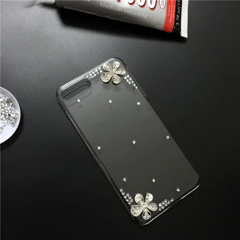 Дизайн с буквами DIY чехол для телефона для Iphone X Xs Max XR ювелирный 3D Блестящий чехол для телефона для Iphone 11 Pro MAX 6 7 8 6S PLUS 5 5S se